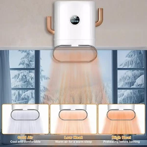 Wall Mounted Heater 2000W Portable Electric Heater w/Timer for Home Warmer US - Picture 1 of 23