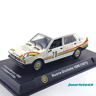 Nuova Giulietta 1600 #28 L. Colzani - P. Villa 4 ore di Monza 1982 1:43 - Immagine 1 di 4
