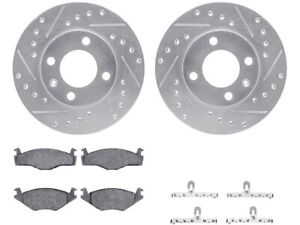 For 1985-1992 Volkswagen Golf Brake Pad and Rotor Kit Dynamic Friction 66537NYZT