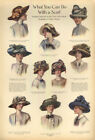 Ce que vous pouvez faire avec un foulard - robes Stokes / Miss Dolly Varden - Ralston 1910