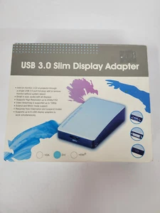 USB 3.0 Slim to DVI Slim Display Adapter with CD driver & Manual - Picture 1 of 6