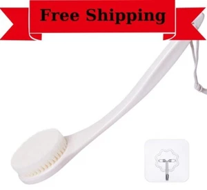Exfoliating Shower Brush Bath Body Brush Never Mold Back Brush Long Handle for - Picture 1 of 9