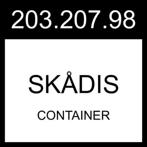 IKEA SKÅDIS Container White 203.207.98 - Picture 1 of 4