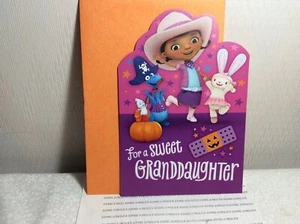 HALLMARK HALLOWEEN GREETING CARD New with Envelope DISNEY Doc McStuffins - Picture 1 of 2
