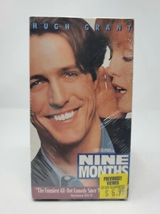 Nine Months (VHS Tape) Hugh Grant Julianne Moore Tom Arnold - Picture 1 of 4