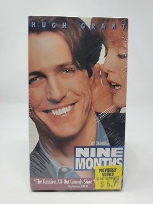 Nine Months (VHS Tape) Hugh Grant Julianne Moore Tom Arnold - Image 1 of 4