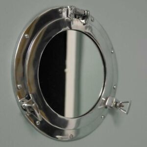 Porthole 12 inches Silver Finish Wall Hanging Nautical Home Decor Boat Best Gift