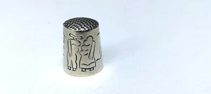 Vintage Mexican Ana Brilanti Victoria of TAXCO CONY Thimble Man Woman Eagle 12 - Picture 1 of 6