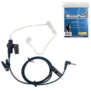 Auricolare tubo acustico 3,5 piedi solo ascolto 3,5 mm per microfono altoparlante radio Motorola - Foto 1 di 7