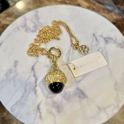 Trina Turk-Long Statement Pendant Necklace-NWT - Imagem 1 de 4