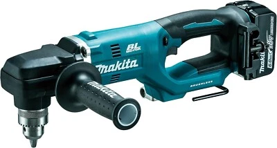 Makita 13 mm Akku-Winkelbohrschrauber 18VDA450DRGX Komplettset blau - Bild 1 von 4