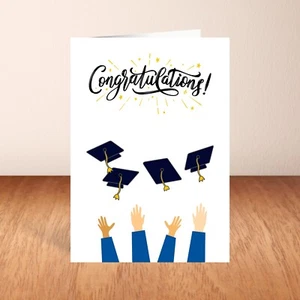 University Graduation Card, Congratulations Card, Leavers, Son Daughter Friend - Picture 1 of 7