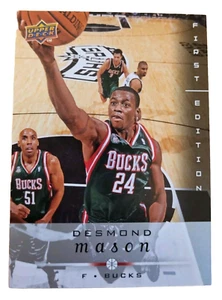 2008 Upper Deck Milwaukee Bucks NBA Basketball Silver Card 102 Desmond Mason (B2 - Picture 1 of 2