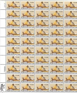 USA 1981 MNH FULL SHEETS OF 50, MAN USING MICROSCOPE - Picture 1 of 1