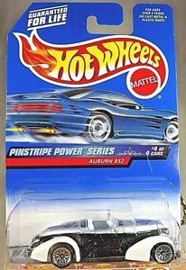 1999 Hot Wheels #956 Pinstripe Power Series 4/4 AUBURN 852 Black-White w/Lace Sp - Picture 1 of 5