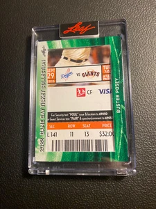 2022 Leaf Game Day Ticket Collection DODGERS vs GIANTS 29.09.2015 LA WINS WEST! - Bild 1 von 2