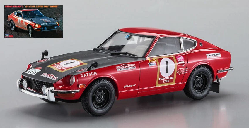 KIT MODELLINO AUTO STATICO HASEGAWA NISSAN FAIRLADY Z 1973 TACS RALLY 1:24 - Immagine 1 di 1