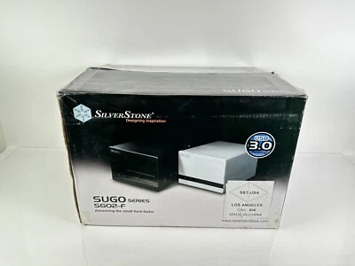 (NEW) Silverstone SG02B-F-USB3.0 Chassis Black Case - Image 1 of 4