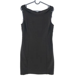 RRP 205€ French Connection Negro Cuello En V Vestido Talla Eur 38GB 10S - Imagen 1 de 7