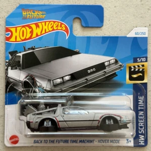 2024 Hot Wheels BACK TO THE FUTURE TIME MACHINE HOVER MODE Screen Time DeLorean - Picture 1 of 3