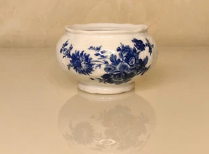 Porzellan Zuckerdose ohne Deckel Seltmann Weiden Wien Blaue Blumen 70735 - Bild 1 von 4