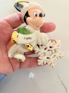 Lenox Mickey Swiwflake Ornament Showcase Collection Disney CATHY - Bild 1 von 3