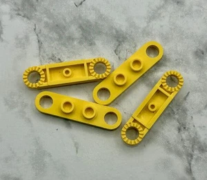 Piezas Lego (4) ~ Técnica Amarilla, Placa 1 x 4 con Extremos Dentados ~ Nº 4263 - Imagen 1 de 1