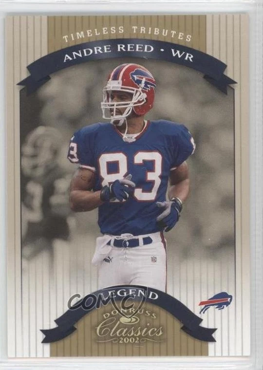 2002 Donruss Classics Legend Timeless Tributes /100 Andre Reed #140 HOF - Image 1 of 2