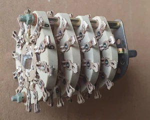 2 WEGE 5 POSITIONEN 4 Decks CERAM WAHLSCHALTER DREHSCHALTER.  - Bild 1 von 7