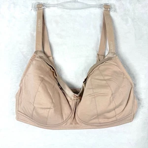 JULIEMAY Silk Organic Cotton Full Supportive Wireless Bra Womens 42C Ivory NEW - Picture 1 of 4