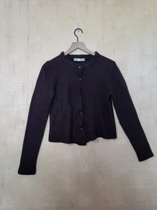 Cárdigan para mujer talla: S Zara ligero con botones marrón cachemir - Imagen 1 de 10