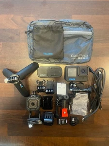 Go-Pro Hero 10, hero 4, accessories pack plus 256GB SD card - Picture 1 of 4