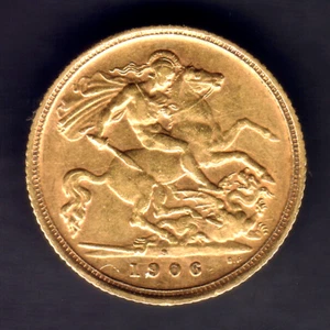 Australia. 1906 Sydney - Half Sovereign.. Part Lustre - gVF - Imagen 1 de 2