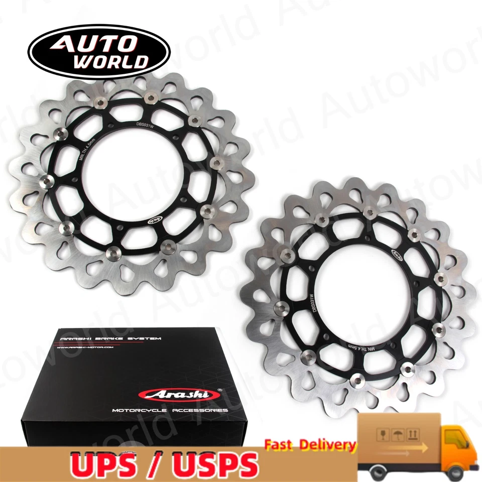 Rotor de disco de freno delantero para Yamaha YZF R6 2017 2018 2019 2020 VMAX 1700 2009-2016 Foto 1 de 4