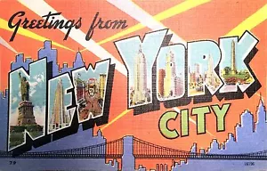 Alte Postkarte mit Gruß aus New York City 16196 79 - Bild 1 von 1