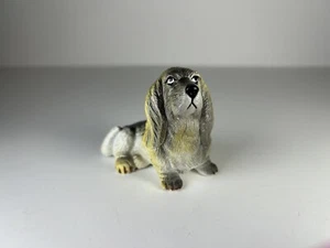 1988 NEW-RAY Basset Hound Dog Novelty Collectible Rubber Toy Figurine - Picture 1 of 4
