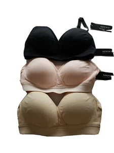 Vinfact Nursing Bra 3 Pack Seamless V Neck Maternity Bra Women Pregnancy Breastf - Picture 1 of 9