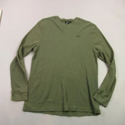 Vans Sweater Mens XL Long Sleeve Crew Neck Sweatshirt Thermal Lightweight Green - Image 1 of 4