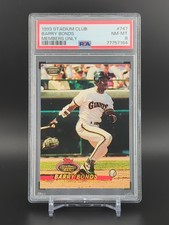 1993 Stadium Club MEMBERS ONLY Parallel #747 BARRY BONDS Giants PSA 8 RARE