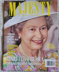 Majesty Magazine April 1994 Vol.15 No.4 The Queen cover - Imagen 1 de 3