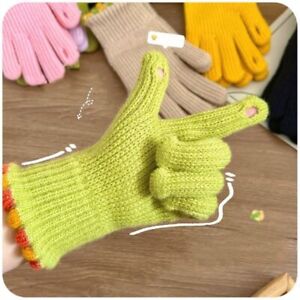 Touchscreen Knitted Stretch Gloves Keep Warm Touch Screen Gloves  Outdoor