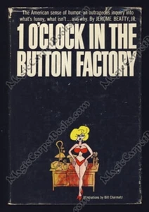 1964 One O'Clock in the Button Factory Humor 1960s America What's Funny & Not - Picture 1 of 1