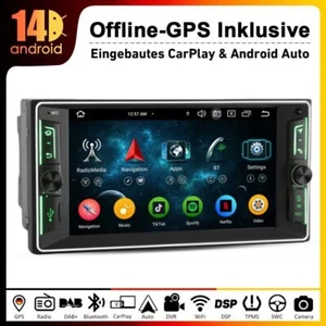 8 Kern Android 14 Autoradio Carplay GPS DSP Toyota RAV4 Hilux Vios Corolla Prado - Bild 1 von 21