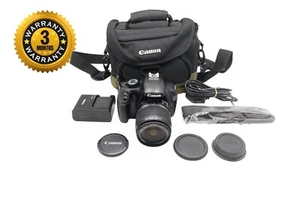 Kit fotocamera reflex digitale Canon 1100D con 18-55 mm, numero di otturatori 5604, buone condizioni - Foto 1 di 10