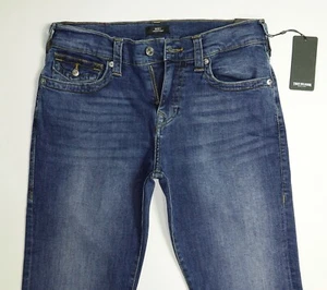 NEW True Religion W36xL34 in Blue Ricky Relaxed Straight Cotton - Picture 1 of 12