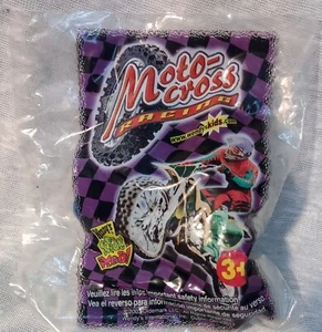 Wendy's Kids Meal 2003 Moto-Cross Blue Bike Toy New in Package - Picture 1 of 2