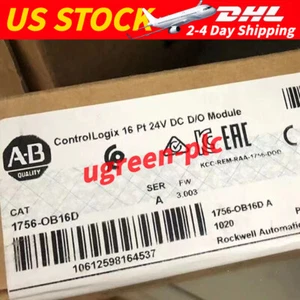 Brand New AB 1756-OB16D /A ControlLogix PLC DC Ouput Module Free Shipping - Picture 1 of 5