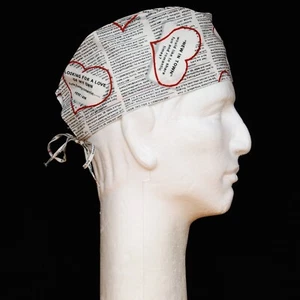Valentine's Day Looking for a Soulmate on White Theme Scrub Hat - Picture 1 of 1