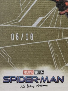 08/10 Marvel 2023 Spider-Man No way UD Canvas Gold Spider-Man #C10 - Foto 1 di 3