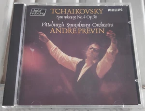 Tchaikovsky - Symphony No. 4 Op. 36 Previn W. Germany Philips Blue Face CD EX - Picture 1 of 3